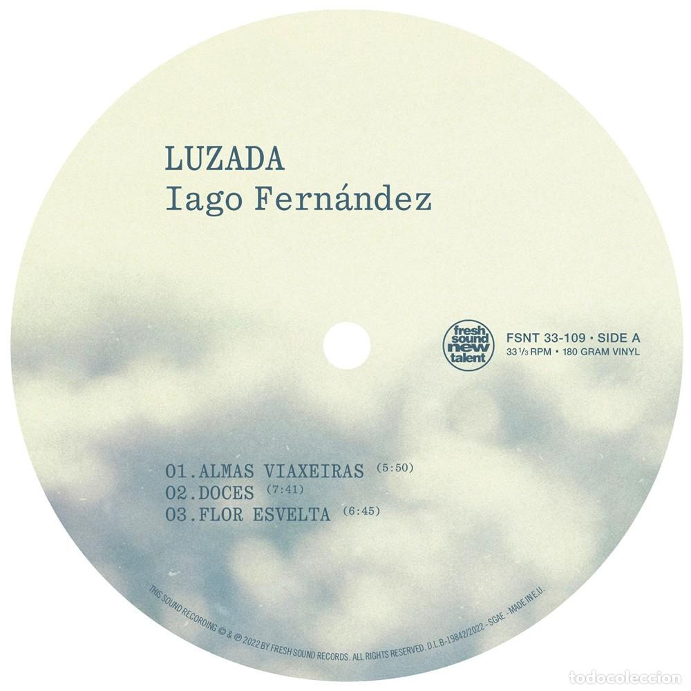 Discos de vinilo: Iago Fern&aacute;ndez - Luzada (LP) - Foto 4