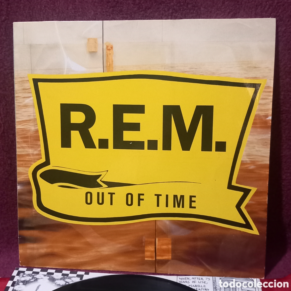 Dischi in vinile: LP R.E.M. OUT OF TIME/contiene encarte(1991 GERMANY)