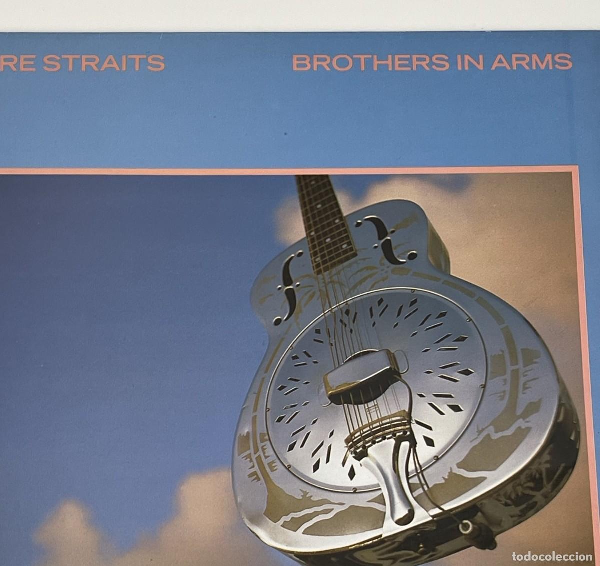 Dischi in vinile: Disco vinilo - Dire Straits, Brothers in Arms - Vertigo 1985, edici&oacute;n espa&ntilde;ola - funda de letras