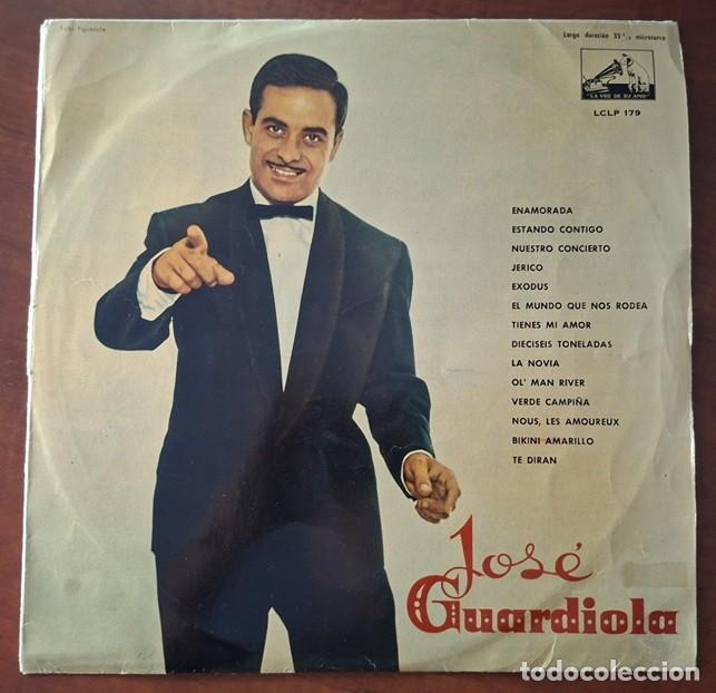 Discos de vinilo: Jos&eacute; Guardiola &ndash; Enamorada... &ndash; VSA LCLP 179 &ndash; 1961