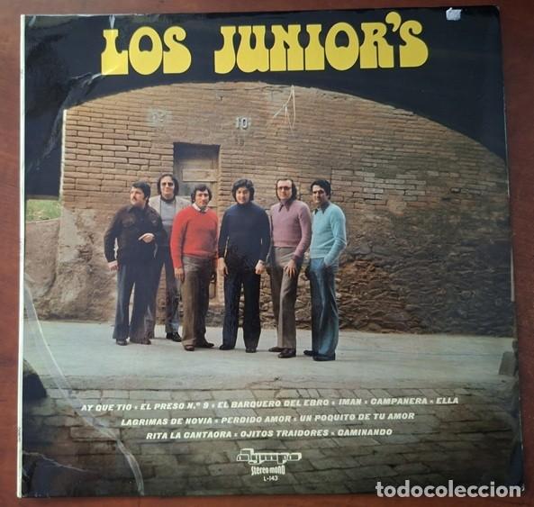 Discos de vinilo: Los Junior&rsquo;s &ndash; Ay qu&eacute; t&iacute;o; El preso n&ordm; 9; Im&aacute;n... &ndash; OLYMPO L-143 &ndash; 1973