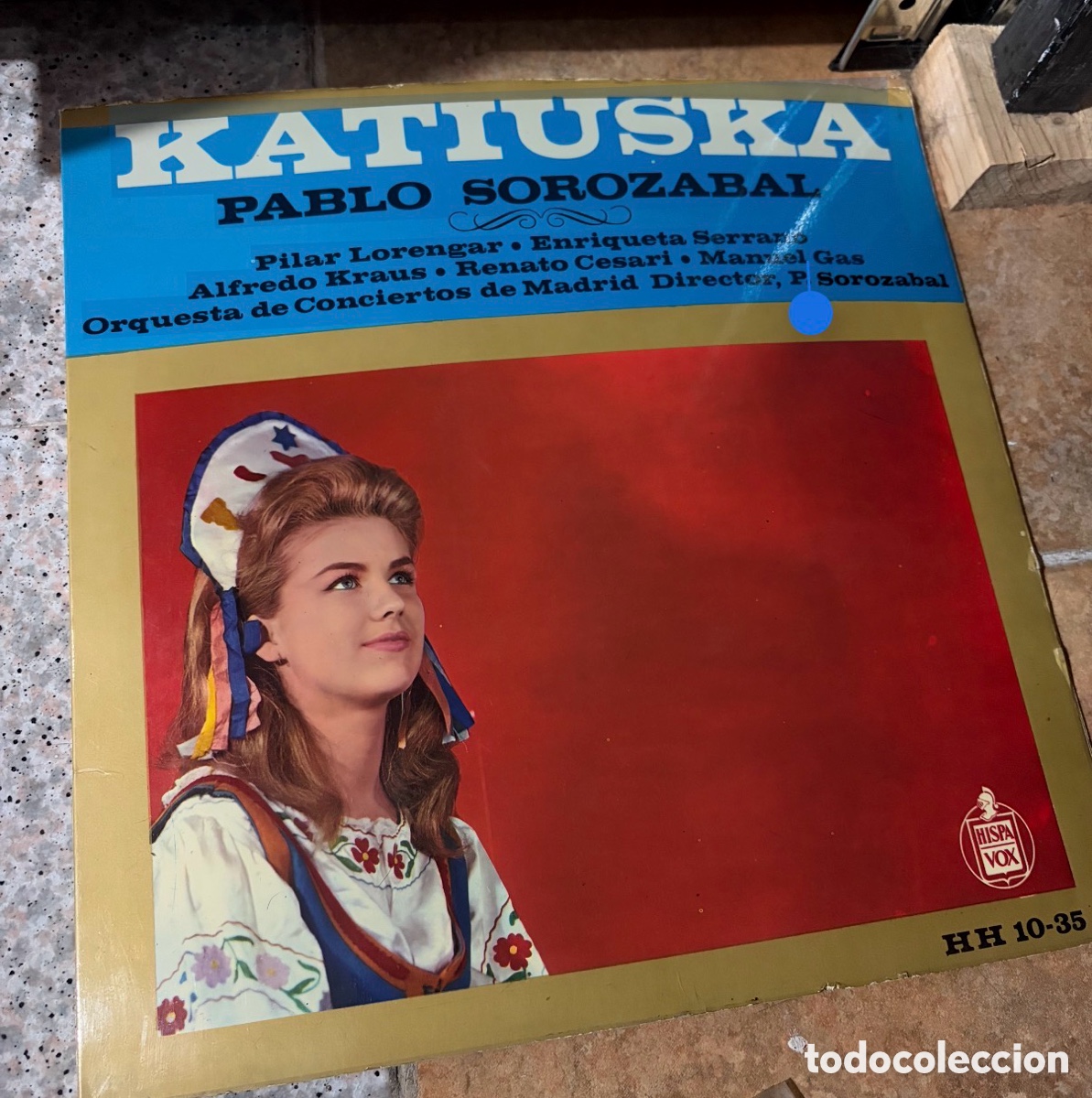 Dischi in vinile: BLAS100CI Disco vinilo LP KATIUSKA PABLO SOROZABAL Pilar Lorengar