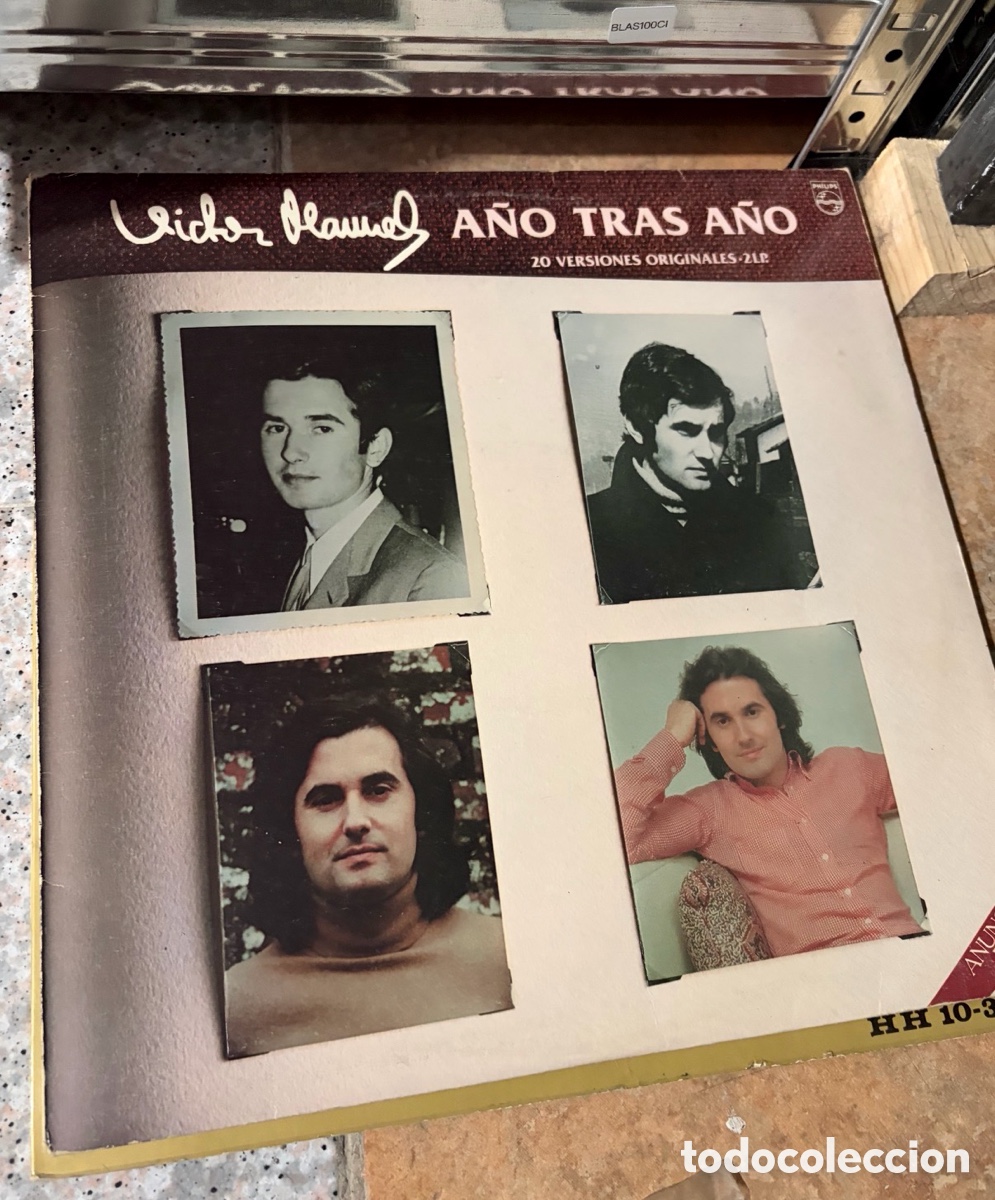 Dischi in vinile: BLAS100CI disco vinilo LP V&iacute;ctor Manuel A&Ntilde;O TRAS ANO