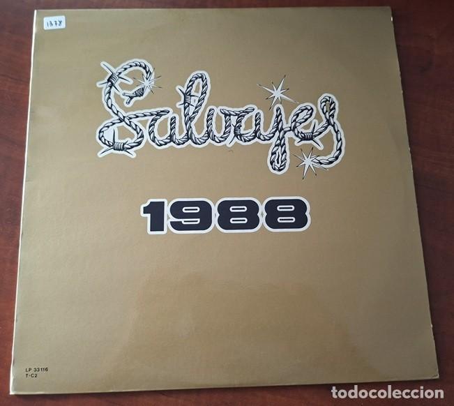Discos de vinilo: Los Salvajes &ndash; Salvajes 1988 &ndash; TRANVIA LP-33.116 &ndash; 1988