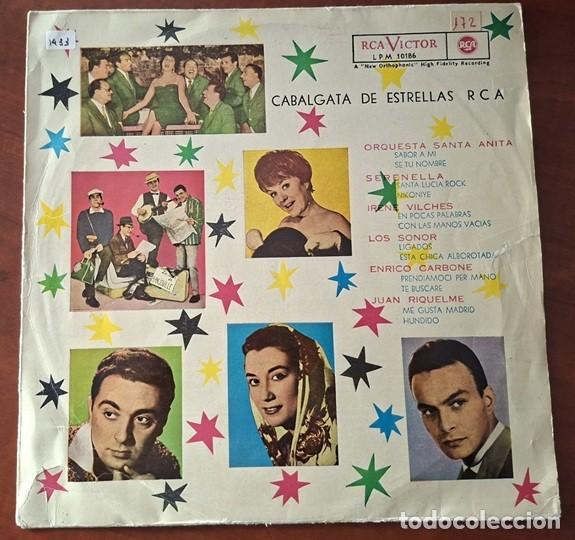Discos de vinilo: Varios &ndash; Cabalgata de Estrellas RCA &ndash; RCA LPM 10186 &ndash; 1962