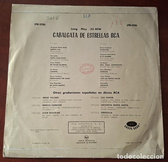 Discos de vinilo: Varios &ndash; Cabalgata de Estrellas RCA &ndash; RCA LPM 10186 &ndash; 1962 - Foto 2