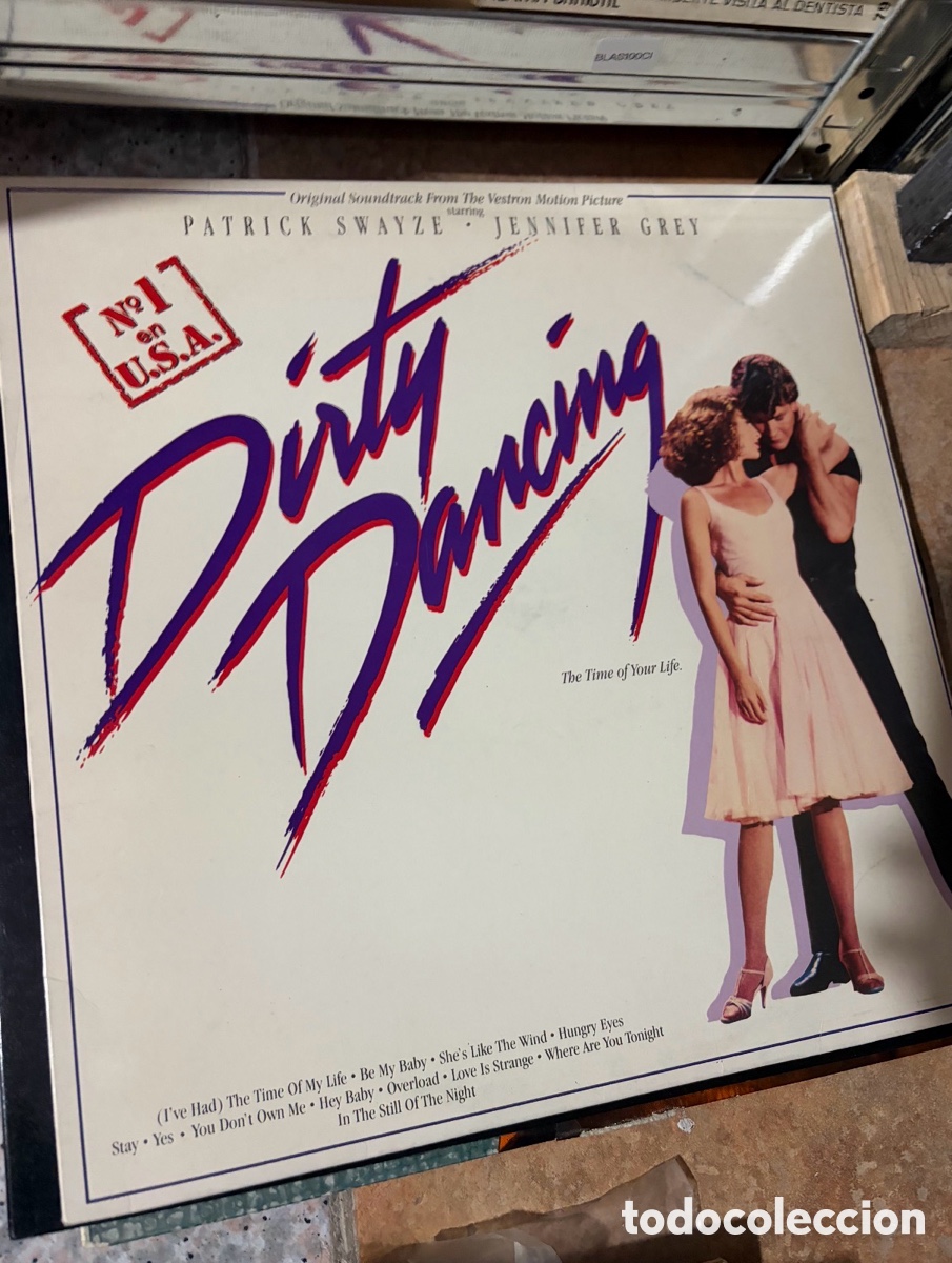 Dischi in vinile: Blas100CI disco vinilo Dirty dancing LP The Time of Your Life.