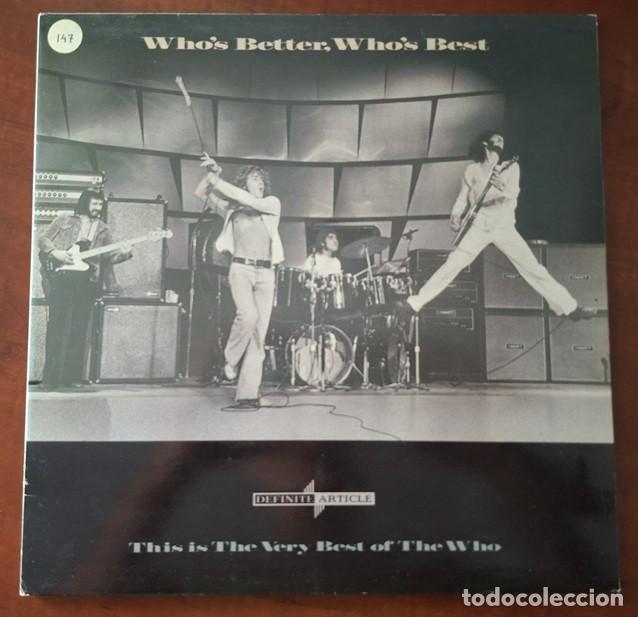 Discos de vinilo: The Who &ndash; Who&rsquo;s Better Who&rsquo;s Best &ndash; POLYDOR 835 389-1 &ndash; Compilaci&oacute;n 1989