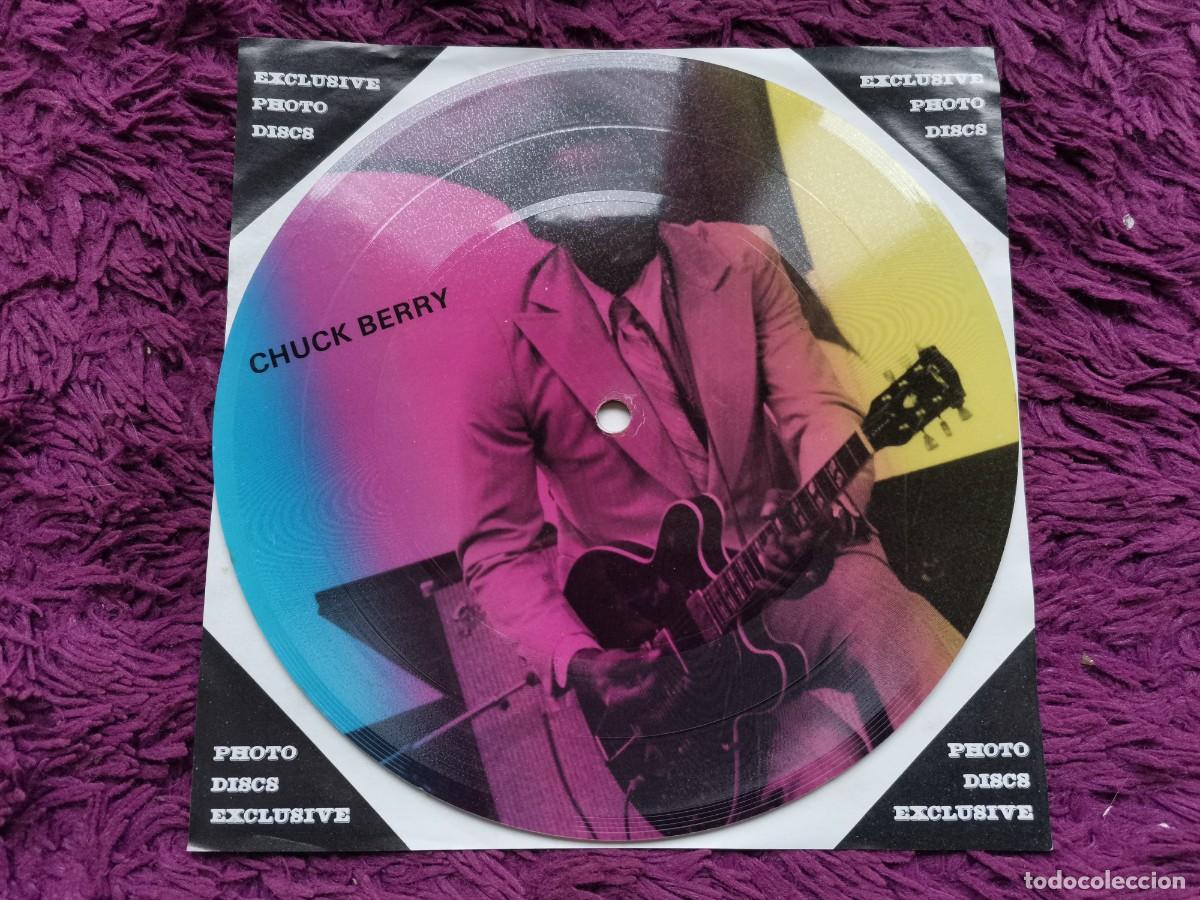 Discos de vinilo: Chuck Berry &ndash; Around And Around Vinilo 7&rdquo; Single Sided, Card Backed, Picture Disc Denmark PR 034