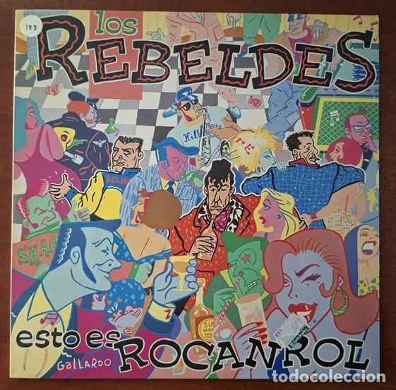 Discos de vinilo: Los Rebeldes &ndash; Esto es Rocanrol &ndash; TWINS T-2502 &ndash; 1984