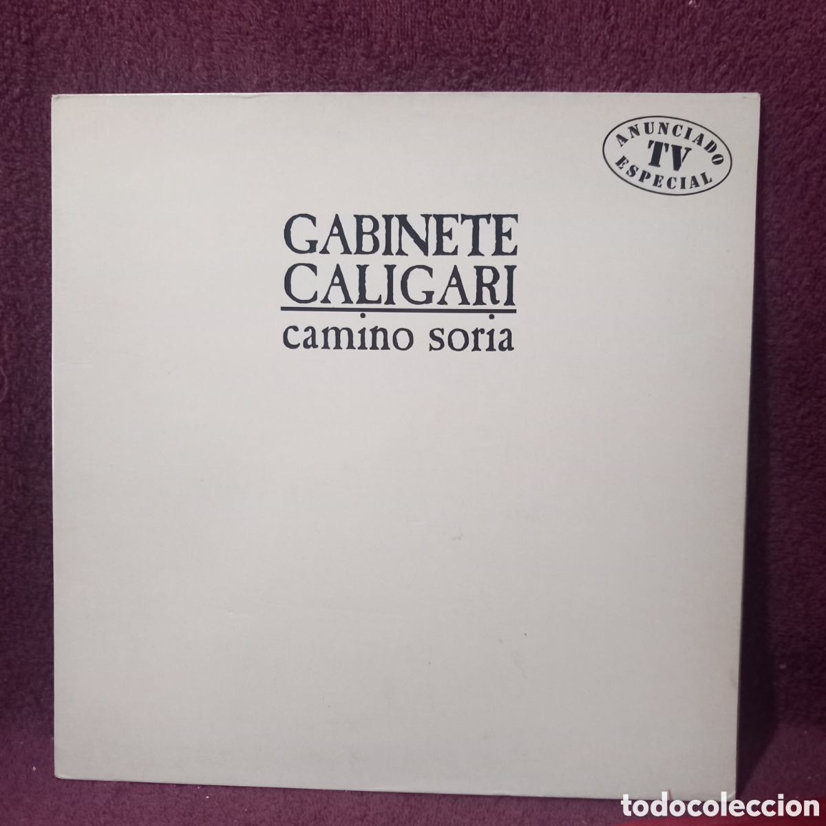 Discos de vinilo: LP gatefold:CALIGARI/CAMINO SORIA/ (1987 EMI)POCAS SE&Ntilde;ALES