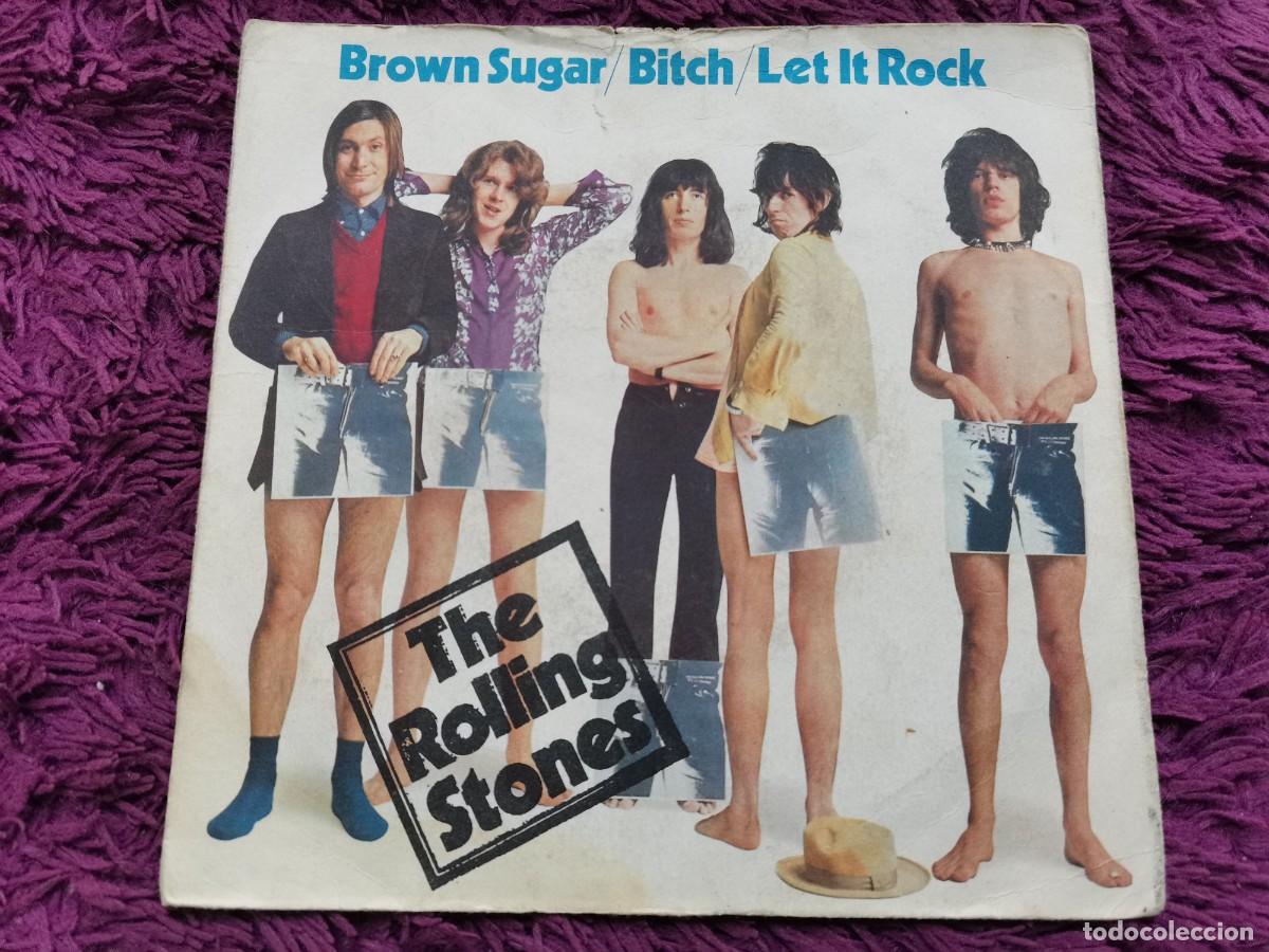 Discos de vinilo: The Rolling Stones &ndash; Brown Sugar Vinilo 7&rdquo; Single 1971 France RS 19 100