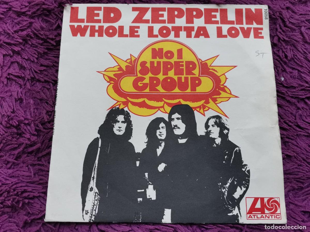 Discos de vinilo: Led Zeppelin &ndash; Whole Lotta Love Vinilo 7&rdquo; Single 1971 France 10058