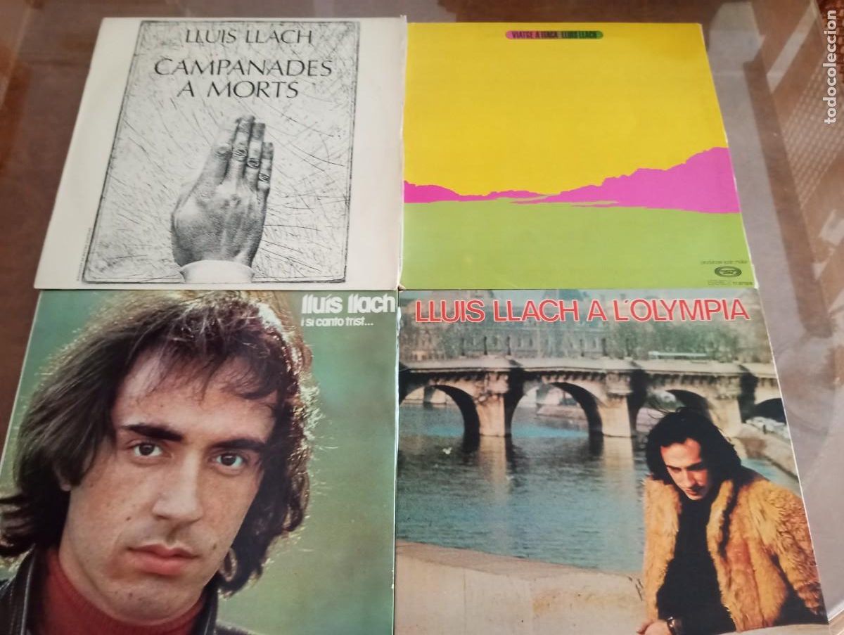 Discos de vinilo: LLUIS LLACH, CUATRO LP DE VINILO - Foto 1