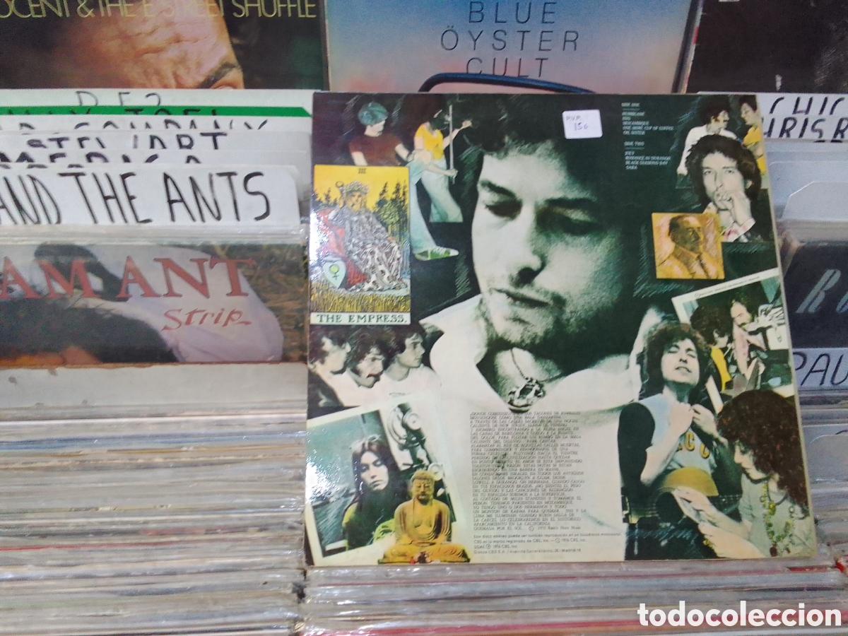 Discos de vinilo: Bob Dylan desire lp con insert - Foto 2
