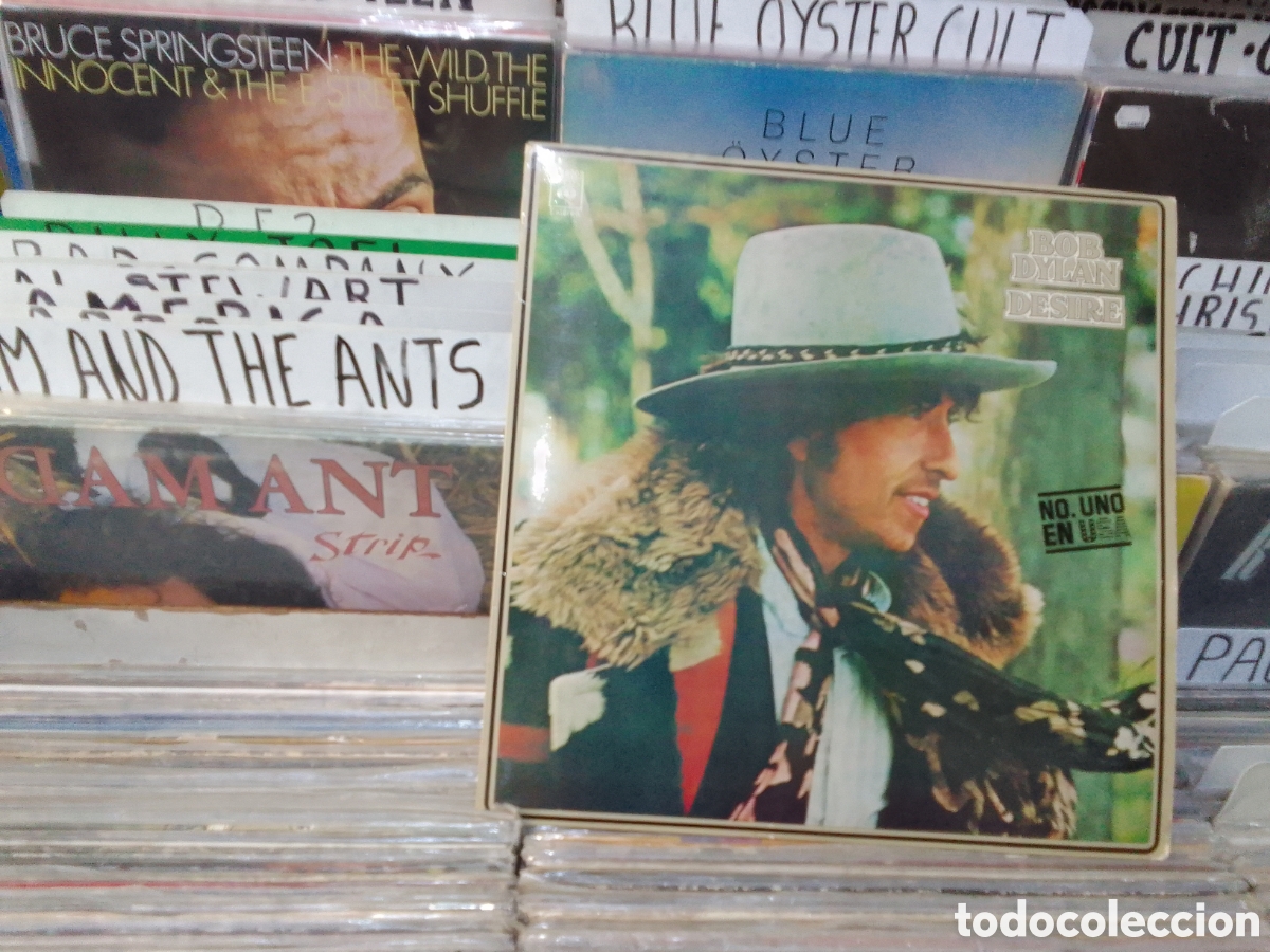 Discos de vinilo: Bob Dylan desire lp con insert