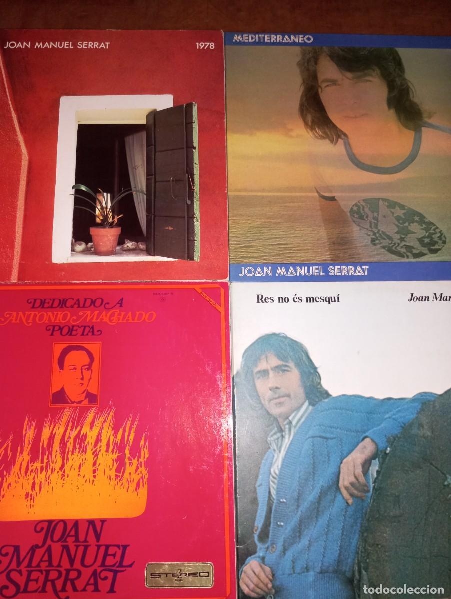 Discos de vinilo: JOAN MANUEL ,SERRAT, CUATRO LP DE VINILO, - Foto 1