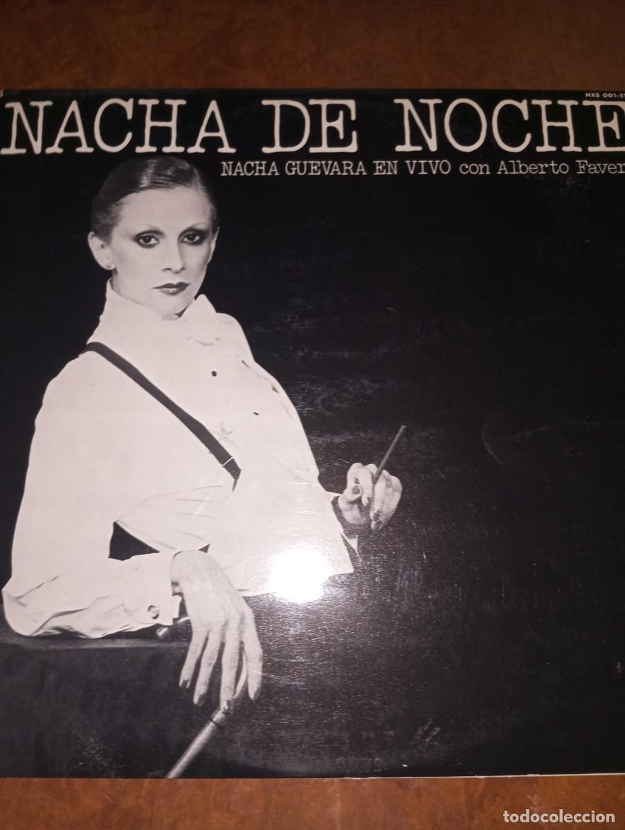 Discos de vinilo: NACHA GUEVARA, NACHA DE NOCHE, LP DE VINILO,
