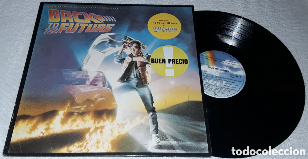 Discos de vinilo: LP - REGRESO AL FUTURO - BACK TO THE FUTURE - EDICI&Oacute;N ESPA&Ntilde;OLA