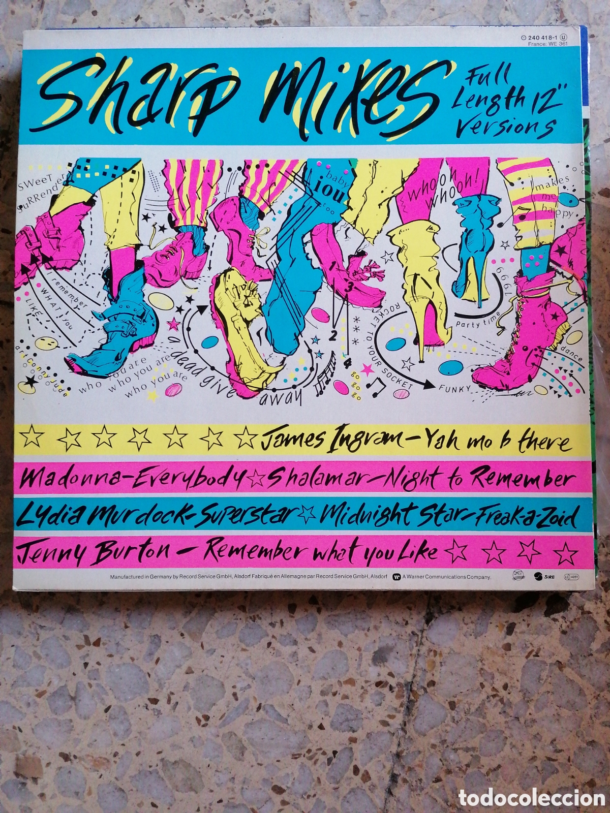 Discos de vinilo: LP SHARP MIXES 1983 ALEMANIA EX - Foto 2