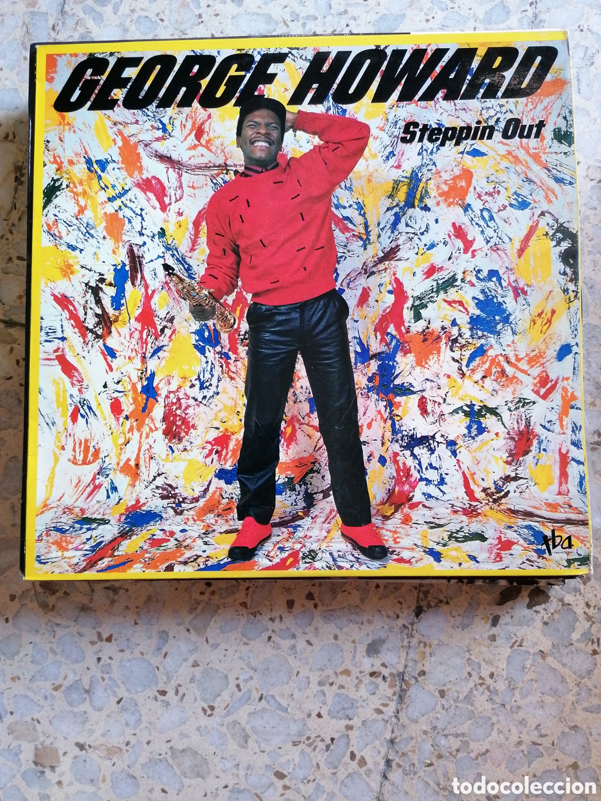 Discos de vinilo: LP GEORGE HOWARD STEPPIN OUT 1986 ESPA&Ntilde;A EX