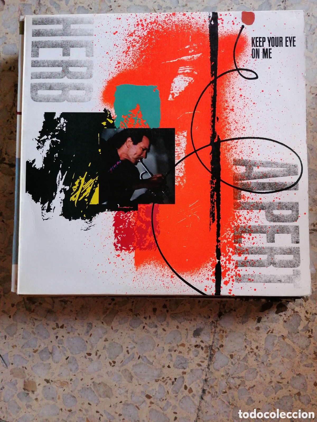 Discos de vinilo: LP HERB ALPERT KEEP YOUR EYE ON ME 1987 ESPA&Ntilde;A INSERT EX - Foto 1