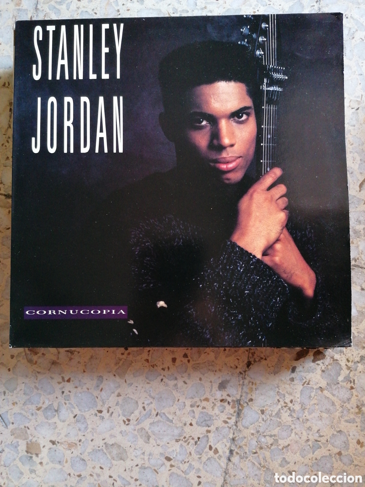 Discos de vinilo: LP STANLEY JORDAN CORNUCOPIA 1990 UK EX - Foto 1