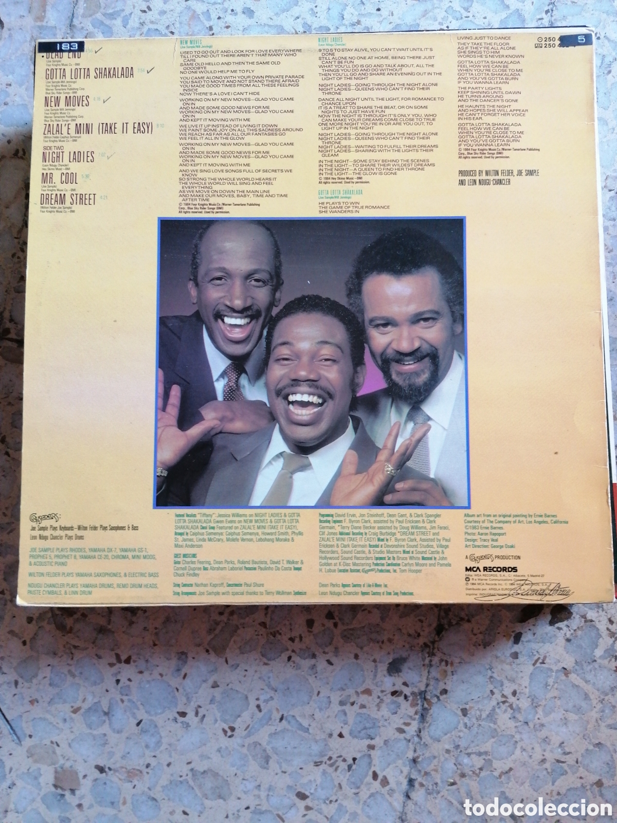 Discos de vinilo: LP CRUSADERS GHETTO BLASTER 1984 ESPA&Ntilde;A - Foto 2
