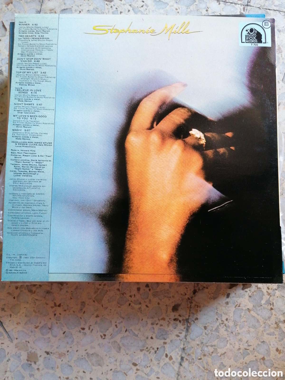 Discos de vinilo: LP STEPHANIE MILLS 1981 ESPA&Ntilde;A EX - Foto 2