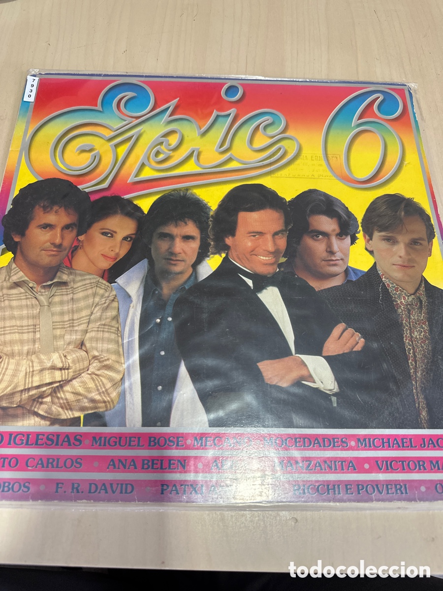 Discos de vinilo: VIN7930 epic 6 segunda mano