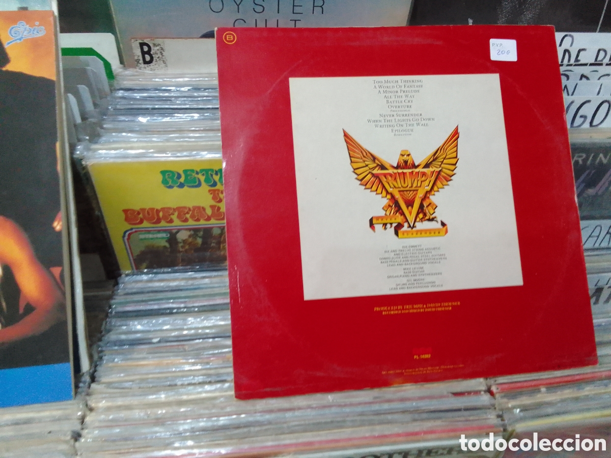 Discos de vinilo: Never surrender, triumph - Foto 2