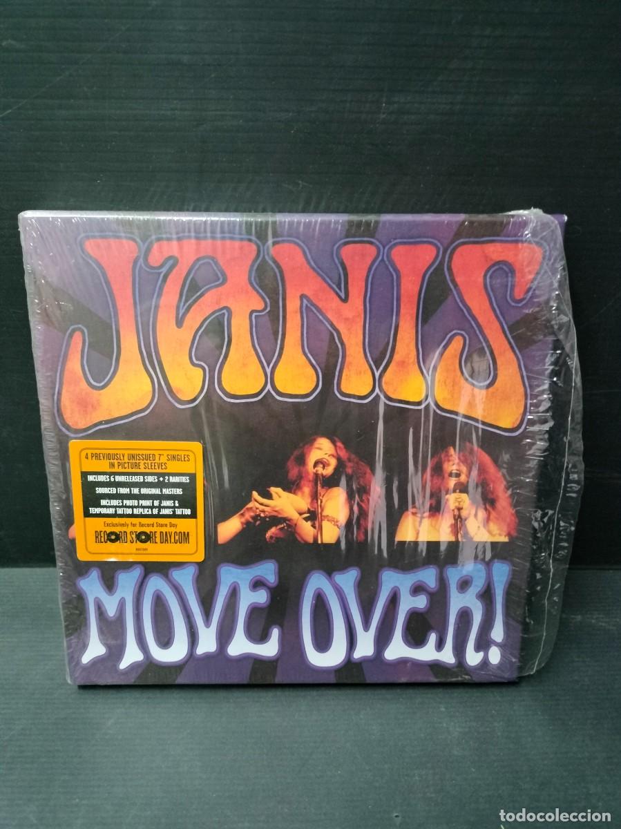 Dischi in vinile: JANIS JOPLIN MOVE OVER! 4 SINGLES VINILO 7 BOX SET 2011 COLUMBIA LEGACY NUEVO!!