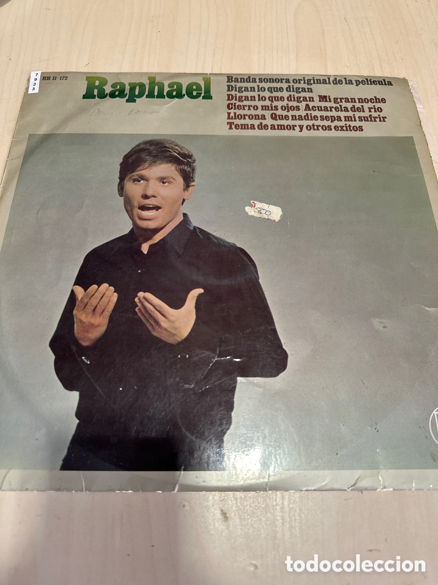 Discos de vinilo: VIN7933 raphael banda sonora original de la pel&iacute;cula segunda mano