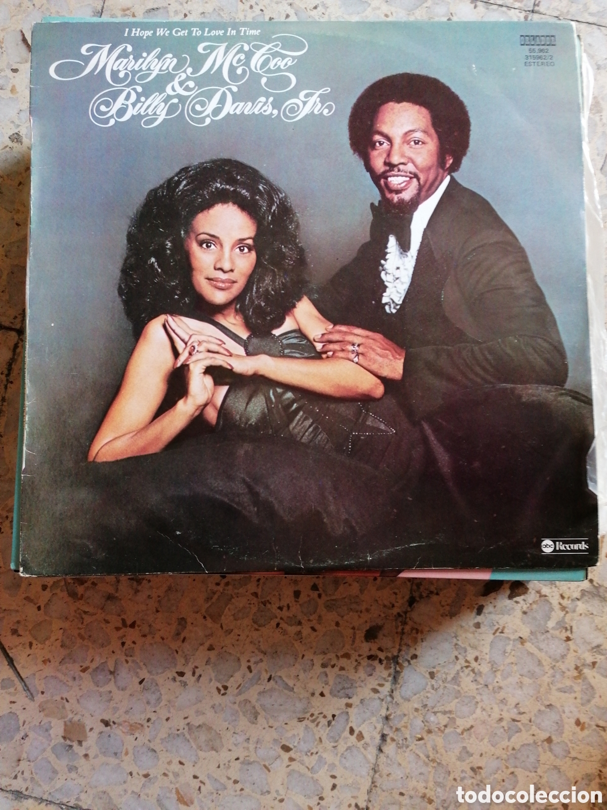 Vinyl records: LP MARILYN MCCOO MILLY DAVIS JR I HOPE WE GET TO LOVE IN TIME 1977 ESPA&Ntilde;A EX
