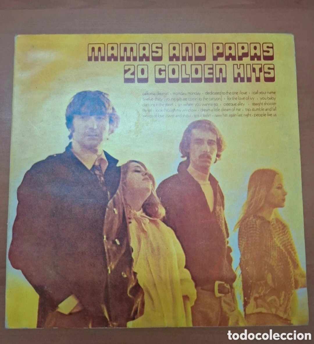 Discos de vinilo: Vinilo lp The Mamas & the Papas 20 Golden Hits (Edicion espa&ntilde;ola carpeta abierta)