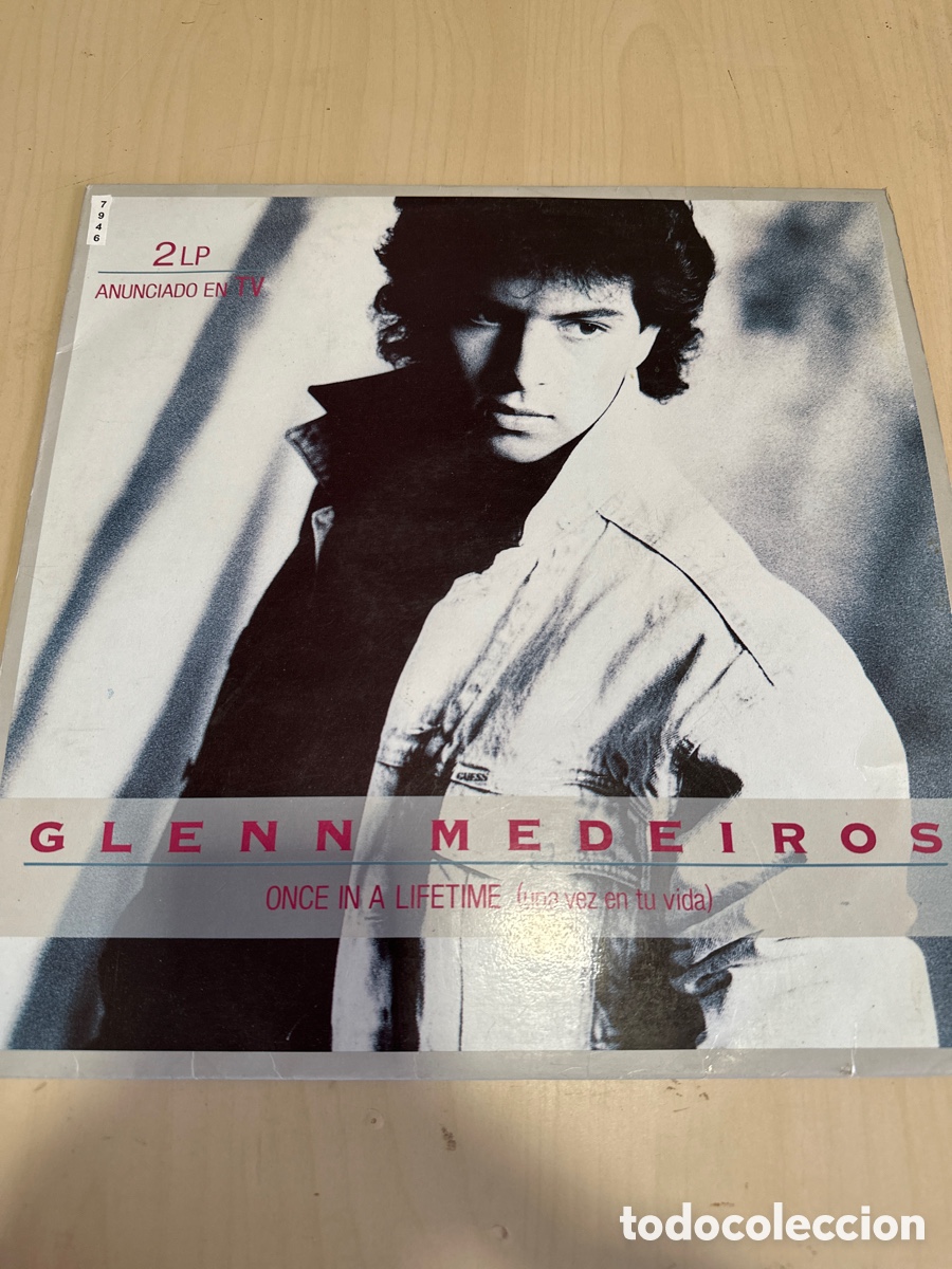 Discos de vinilo: VIN7946 glenn medeiros once in lifetime una vez en tu vida segunda mano