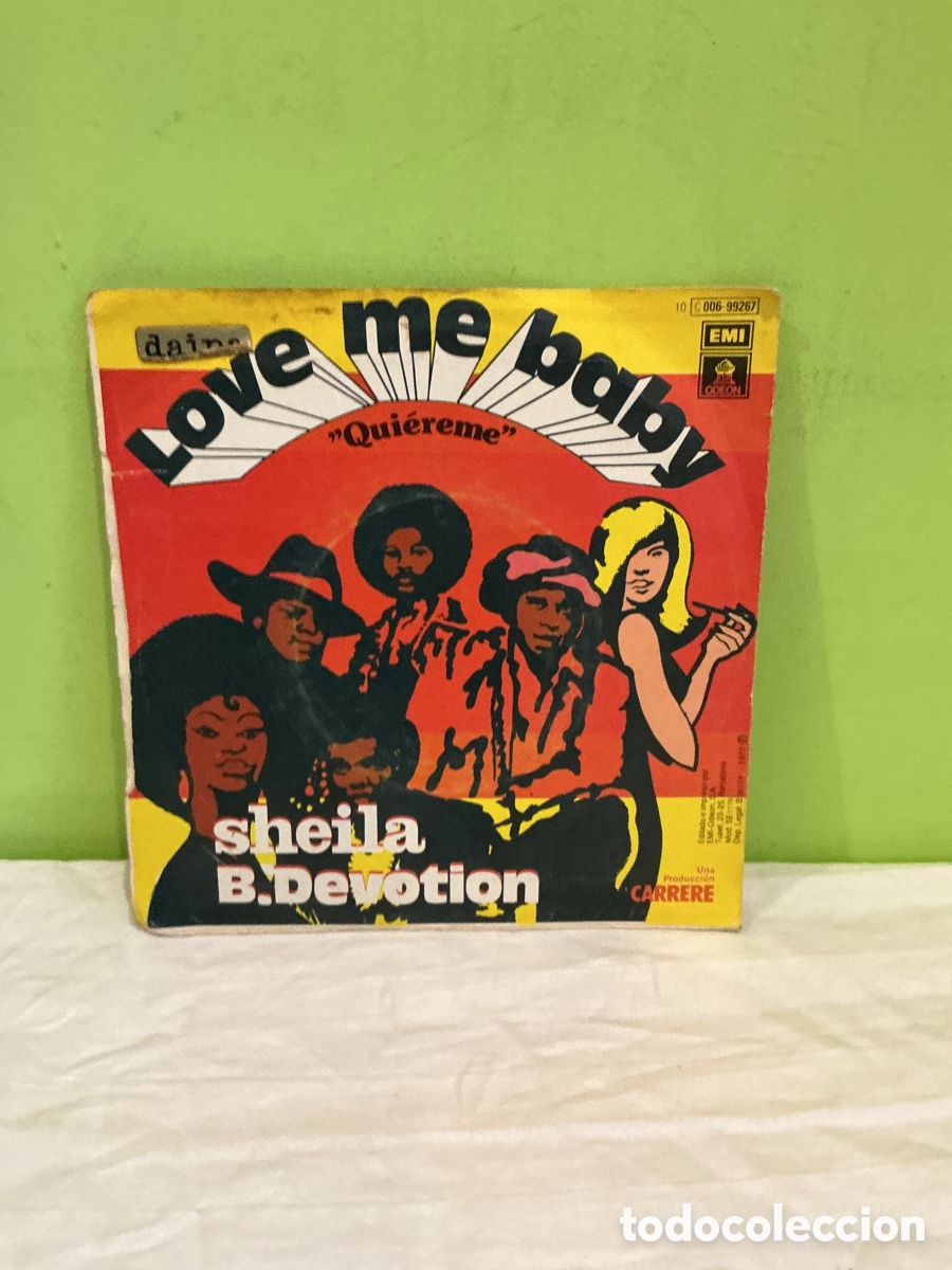 Discos de vinilo: Sheila B. Devotion &ndash; Love Me Baby &ndash; Single 1977 - Foto 6