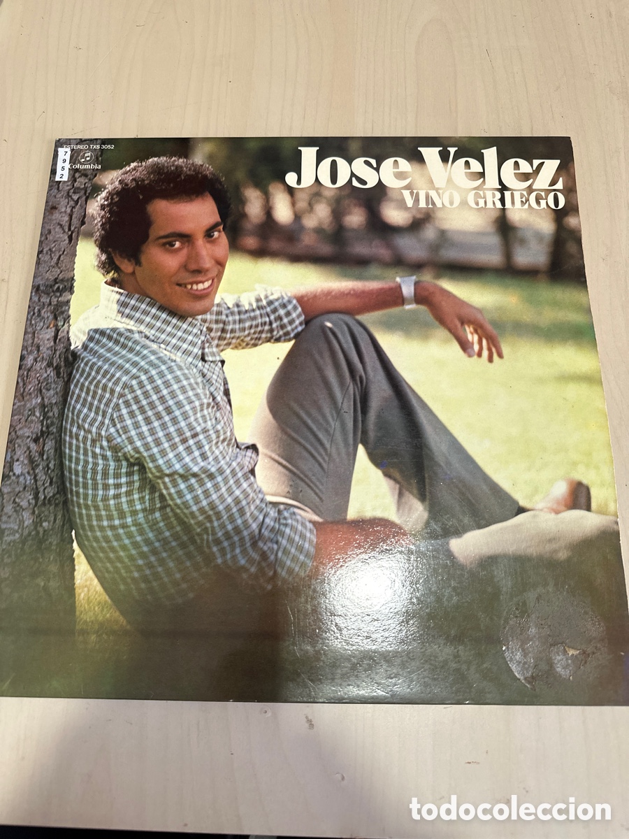 Discos de vinilo: VIN7952 Jos&eacute; V&eacute;lez vino griego segunda mano
