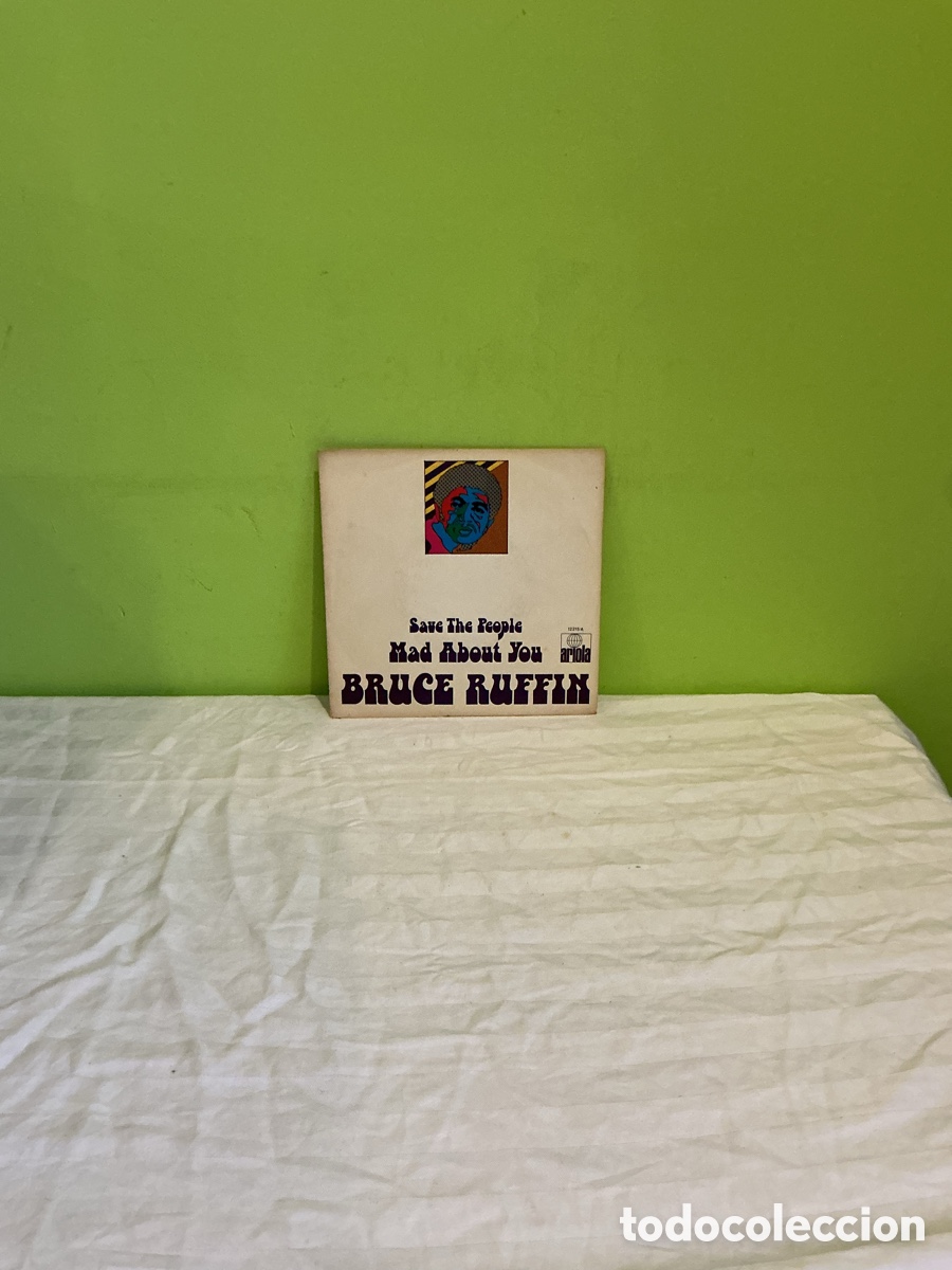 Discos de vinilo: Bruce Ruffin &ndash; Mad About You &ndash; Single 1972 - Foto 5