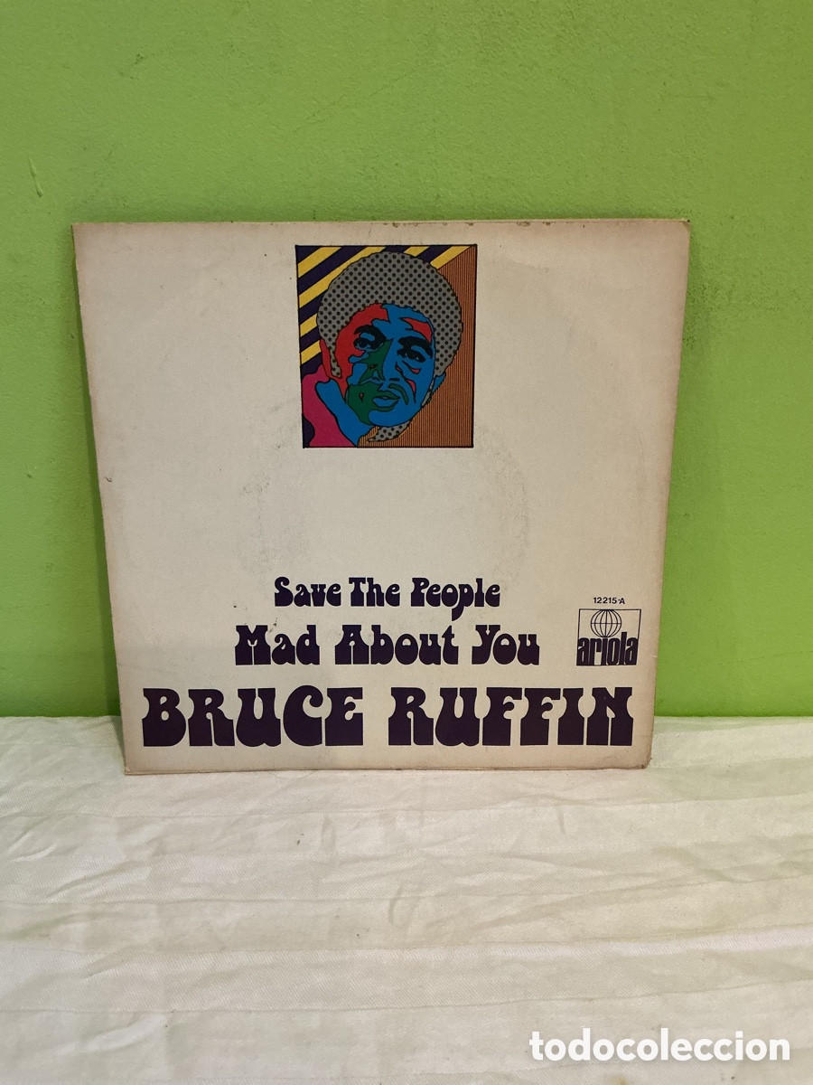 Discos de vinilo: Bruce Ruffin &ndash; Mad About You &ndash; Single 1972 - Foto 6