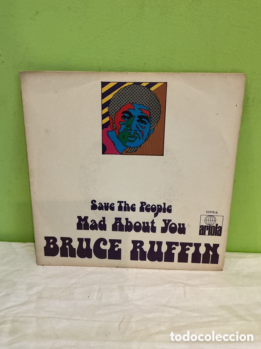 Discos de vinilo: Bruce Ruffin &ndash; Mad About You &ndash; Single 1972 - Foto 1