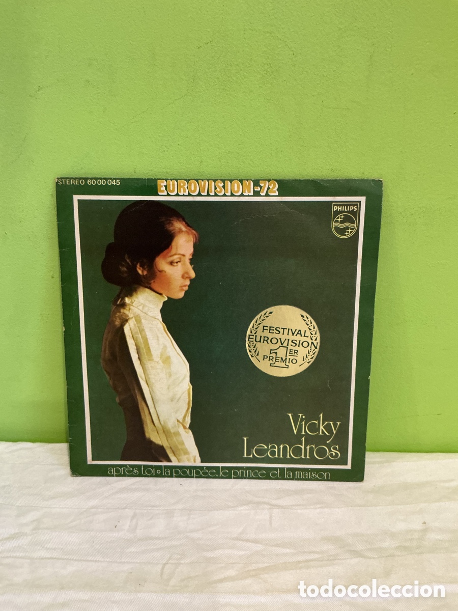 Dischi in vinile: Vicky Leandros &ndash; Apr&egrave;s toi &ndash; Eurovisi&oacute;n 1972