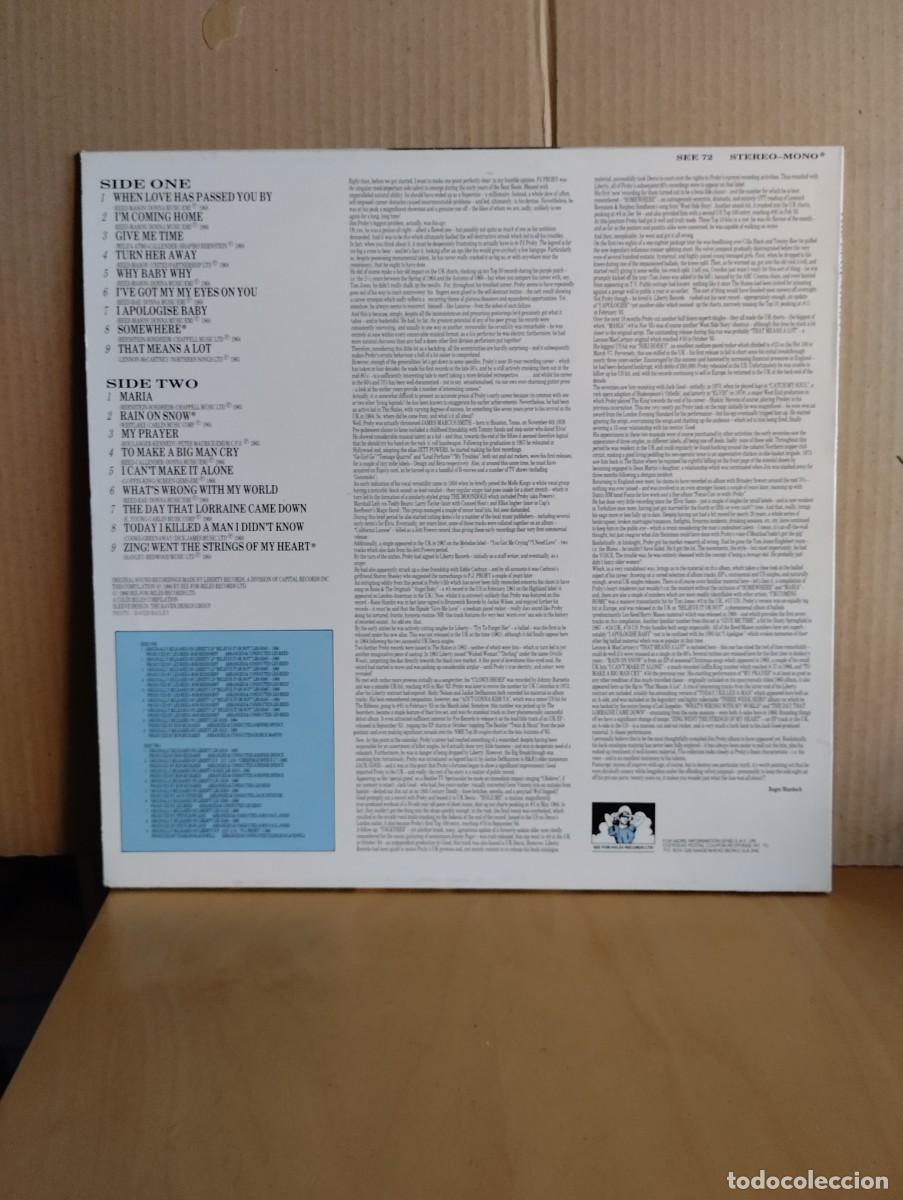 Discos de vinilo: P.J.PROBY ----- AT HIS BEST - Foto 2