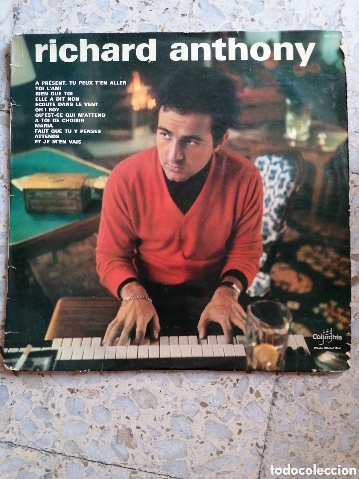 Discos de vinilo: LP RICHARD ANTHONY EDICION FRANCESA - Foto 1