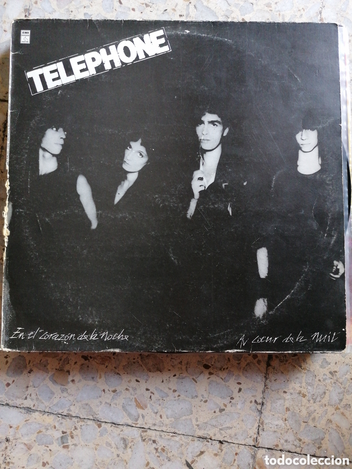Discos de vinilo: LP TELEPHONE EN EL CORAZON DE LA NOCHE AU COEUR DE LA NUIT 1981 ESPA&Ntilde;A