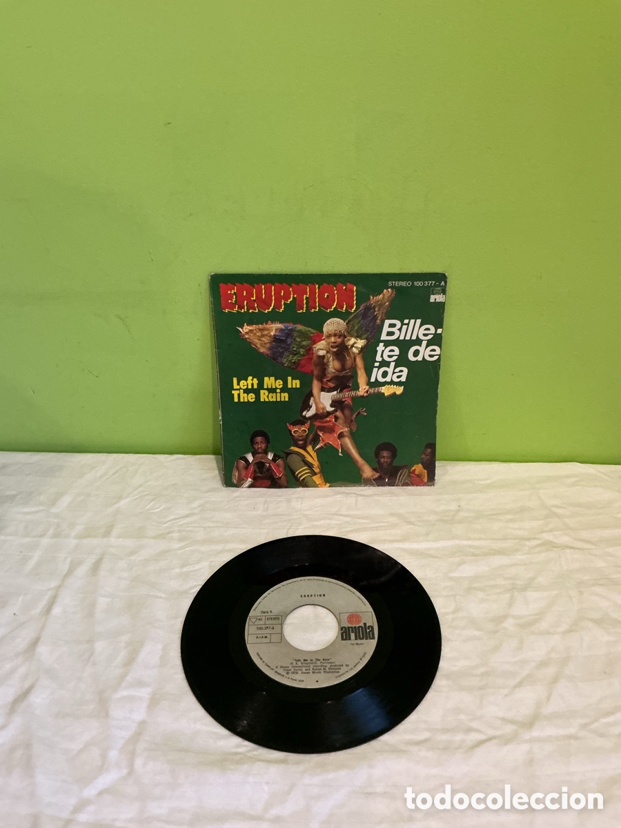 Discos de vinilo: Eruption &ndash; Billete de ida &ndash; Single 1979 - Foto 2