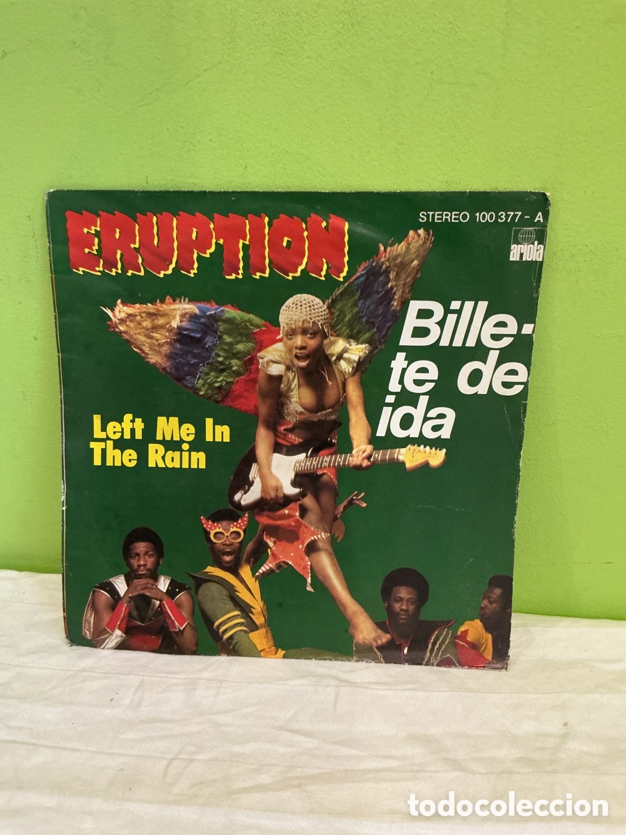 Discos de vinil: Eruption &ndash; Billete de ida &ndash; Single 1979
