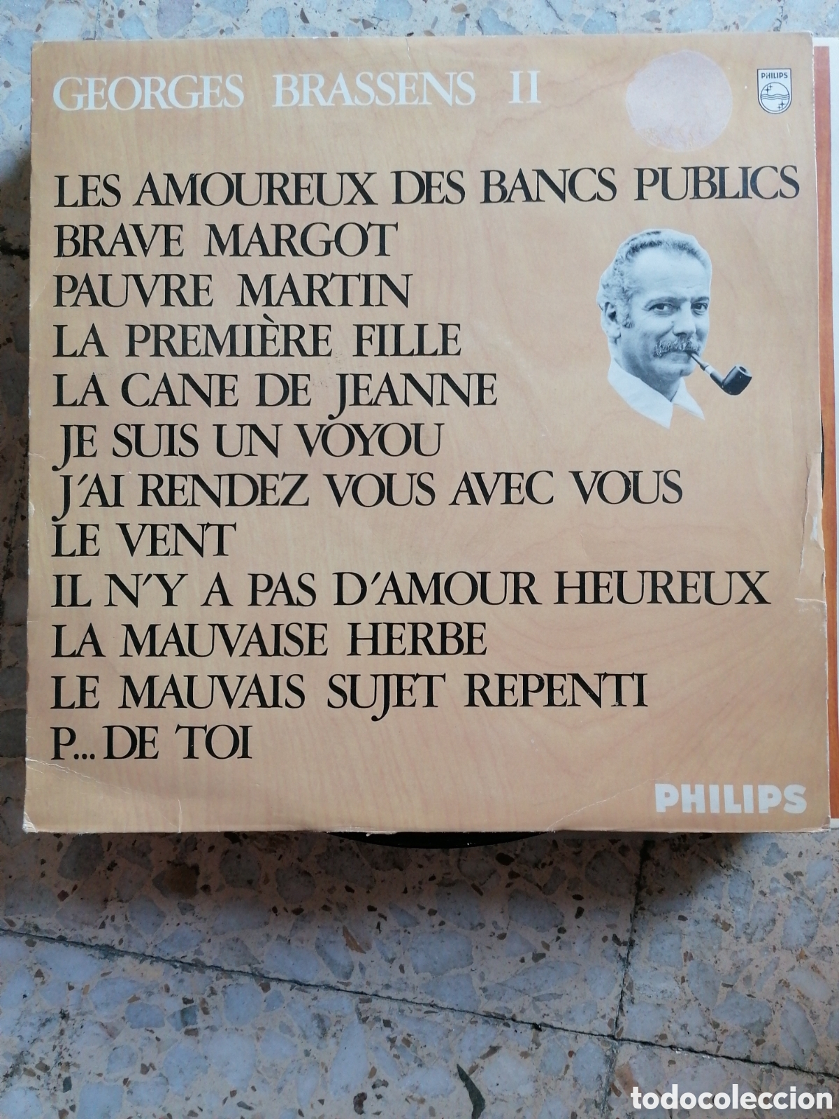 Discos de vinilo: LP GEORGE BRASSENS II FRANCIA - Foto 1