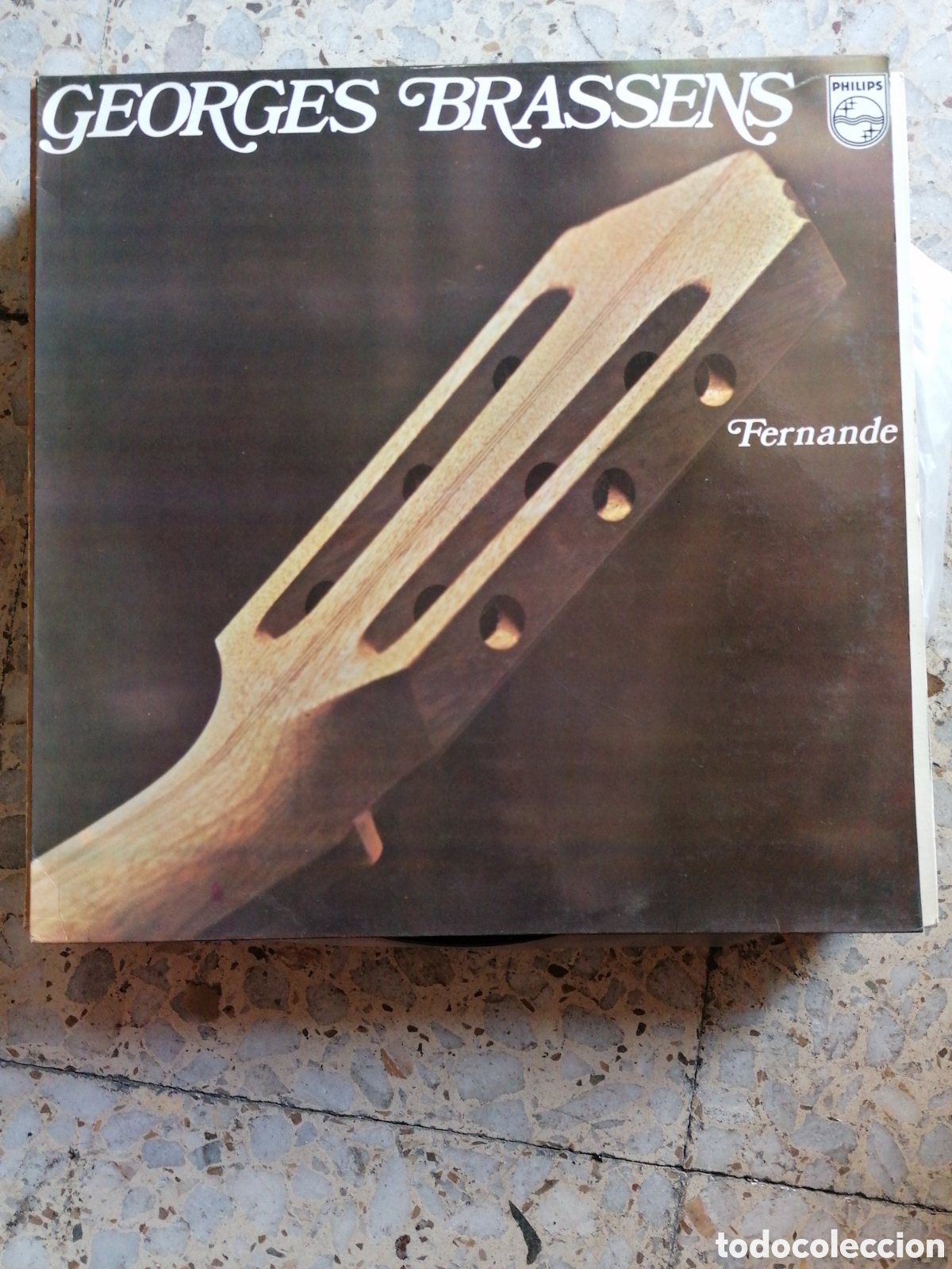 Discos de vinilo: LP GEORGE BRASSENS FERNANDE 1978 ESPA&Ntilde;A INSERT EX