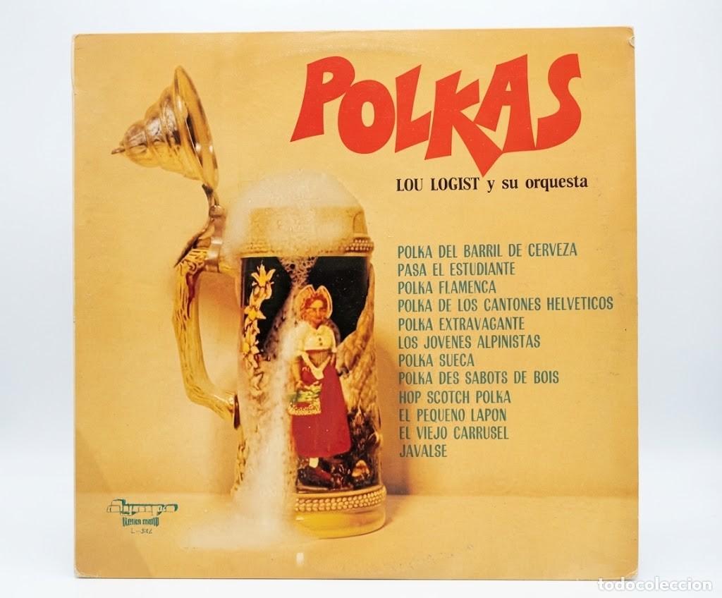 Discos de vinilo: LOU LOGIST Y SU ORQUESTA - POLKAS - VINILO LP 12&rdquo; - OLYMPO 1975